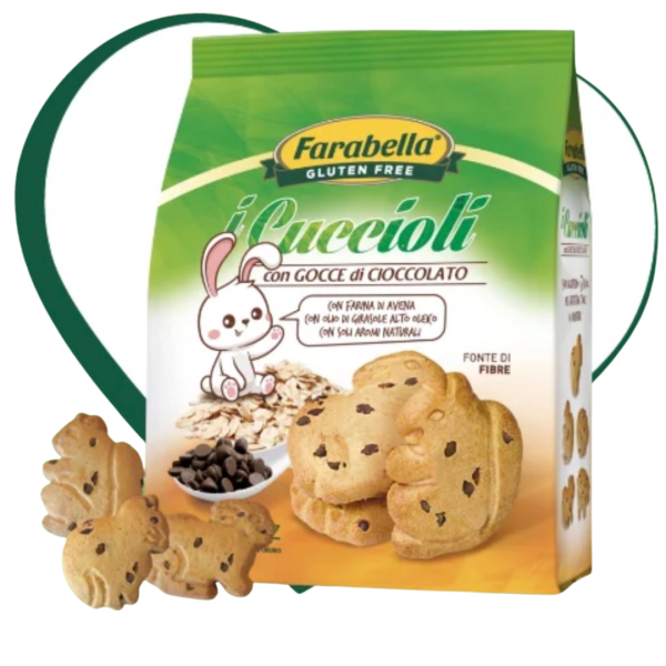 I Cuccioli mit Schokoladenstücken Farabella glutenfrei